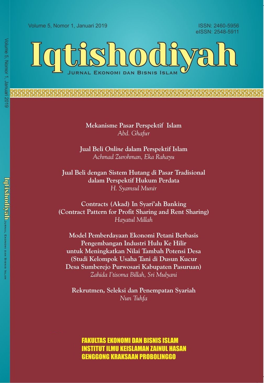 					View Vol. 5 No. 1 (2019): January
				